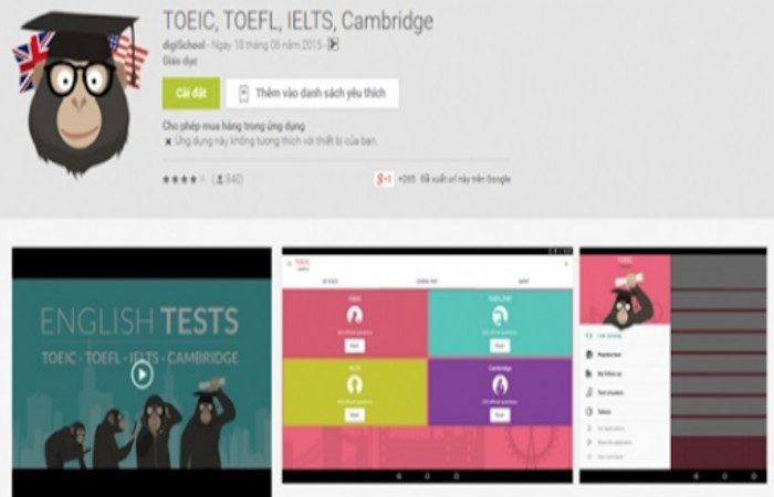 Improve your score in the TOEIC, TOEFL, IELTS et Cambridge tests