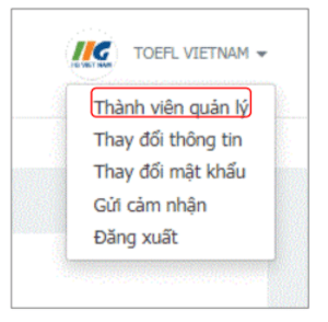 In phiếu dự thi TOEIC online tại IIG Việt Nam  - Tiếng Anh Thầy Quý