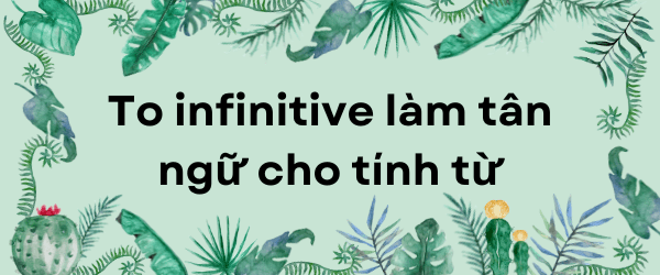 to infinitive